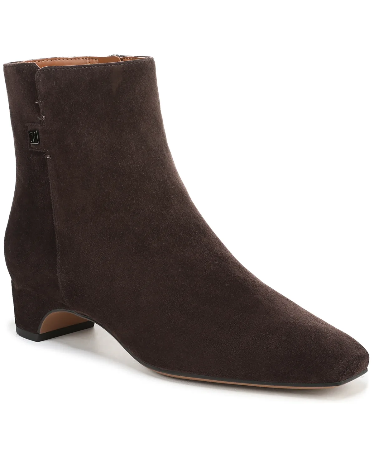 Luella Square Toe Zip Ankle Boots by Franco Sarto