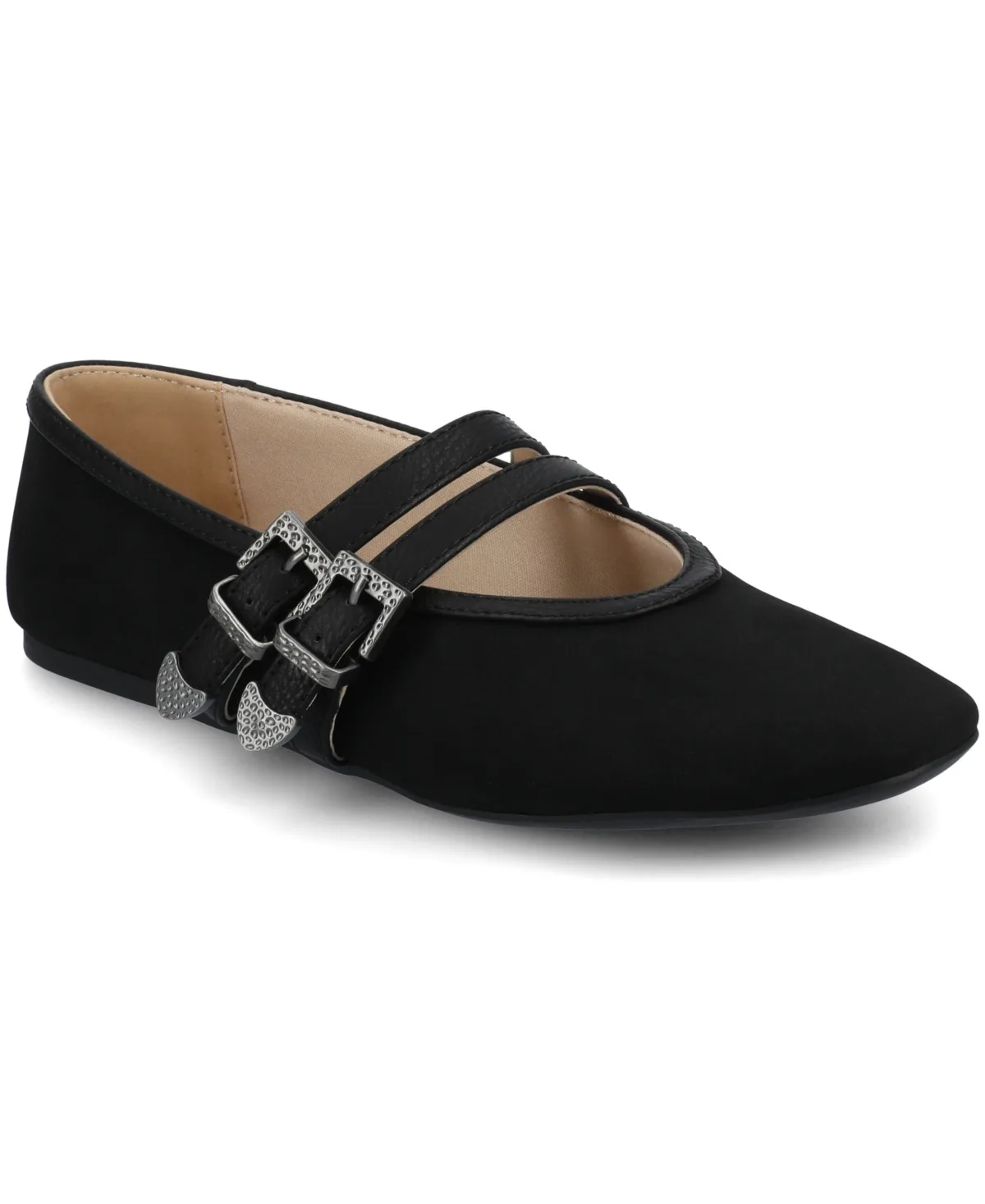 Florene Almond Toe Mary Jane Casual Flats
