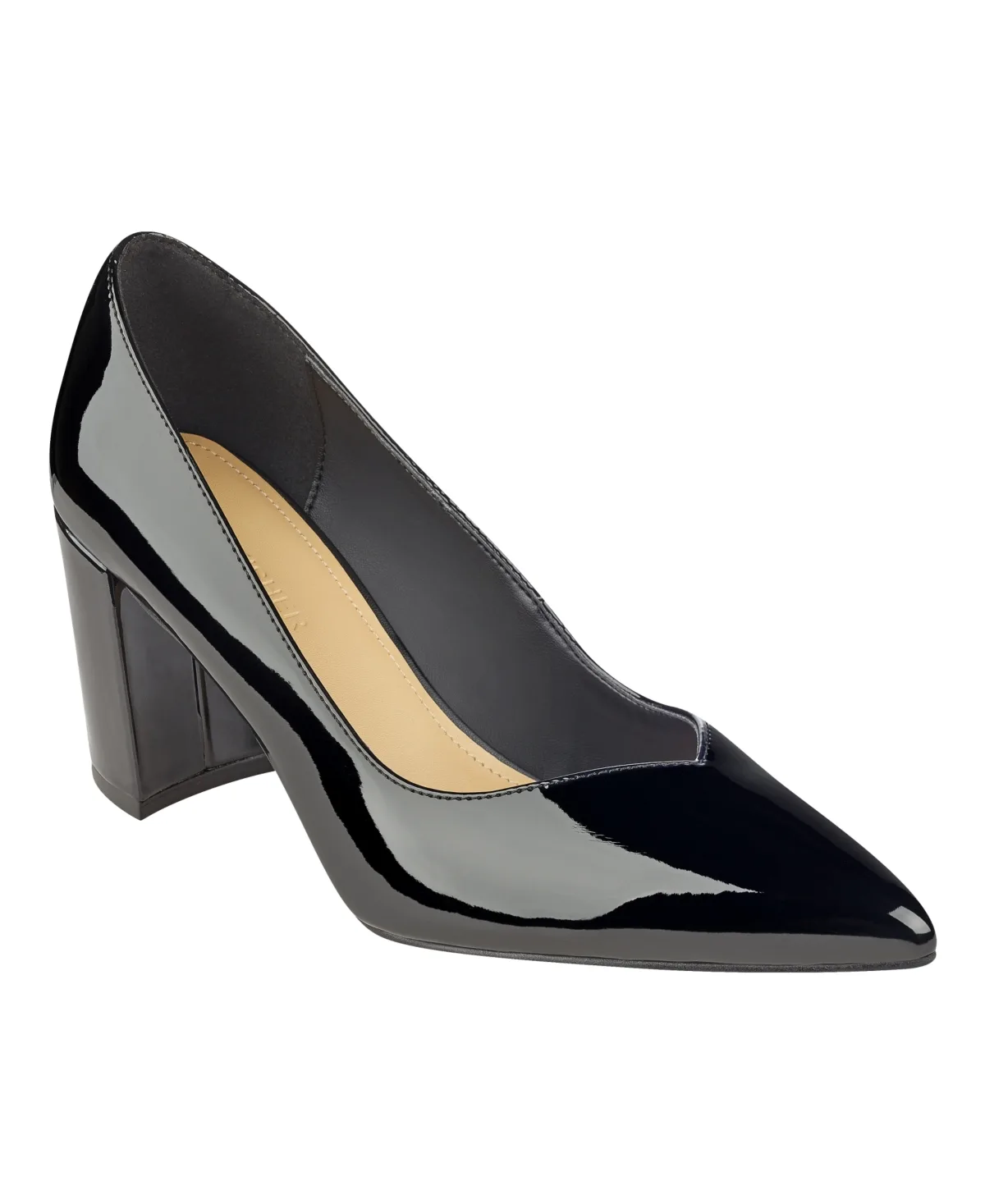 Caitlin Slip-On Block Heel Pumps by Marc Fisher