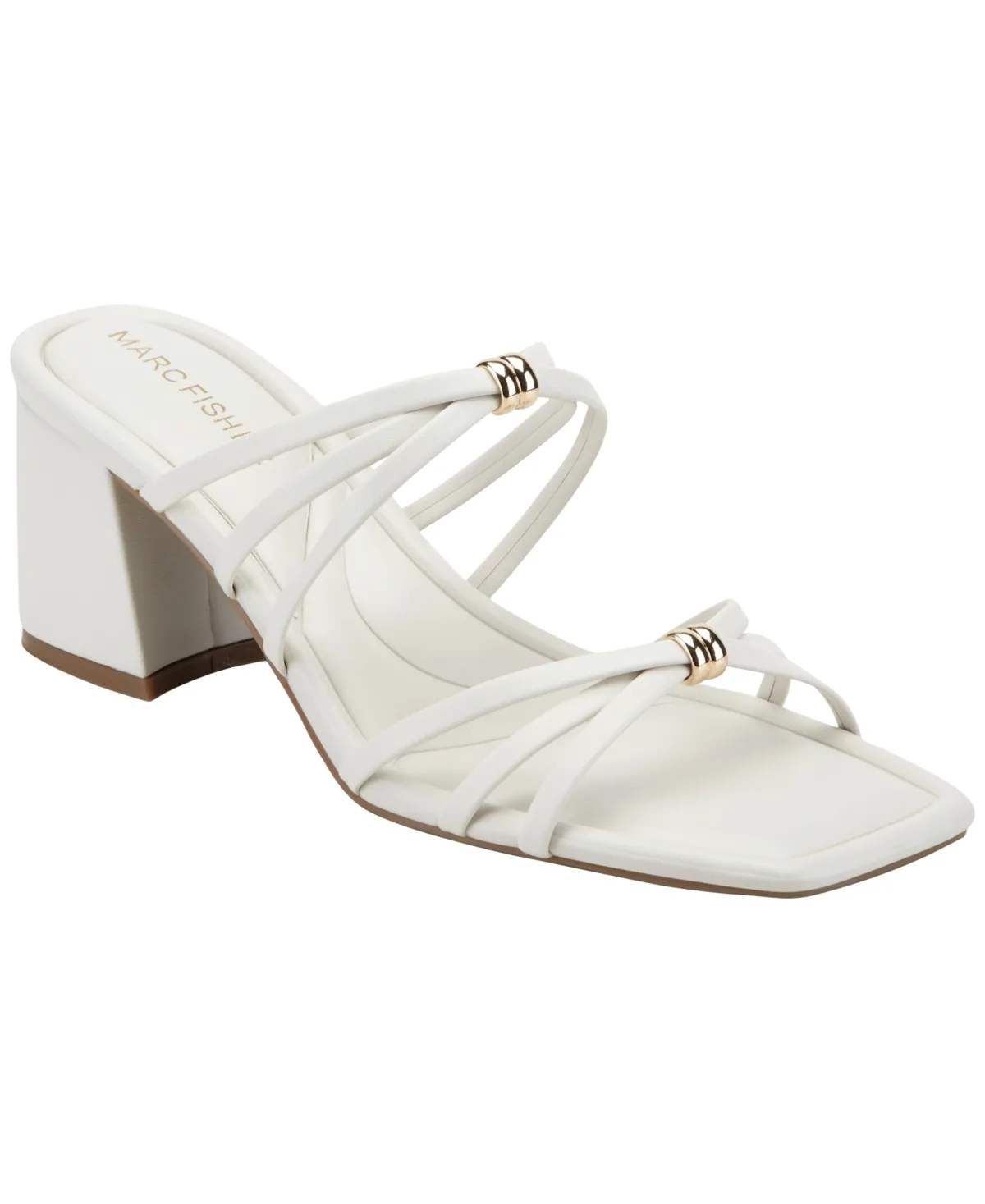 Gabber Strappy Block Heel Dress Sandals by Marc Fisher