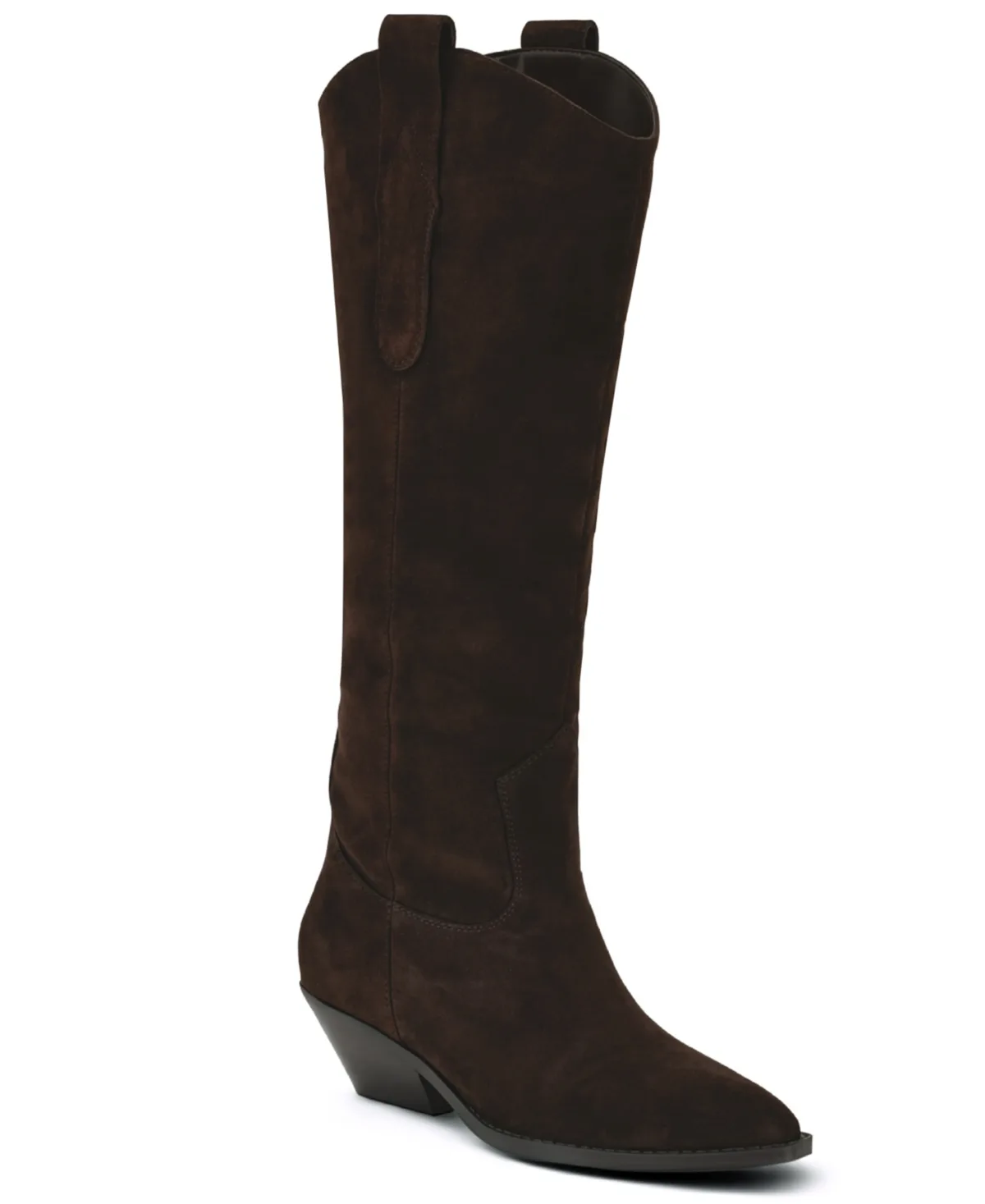 Asken Western Block Heel Dress Boots