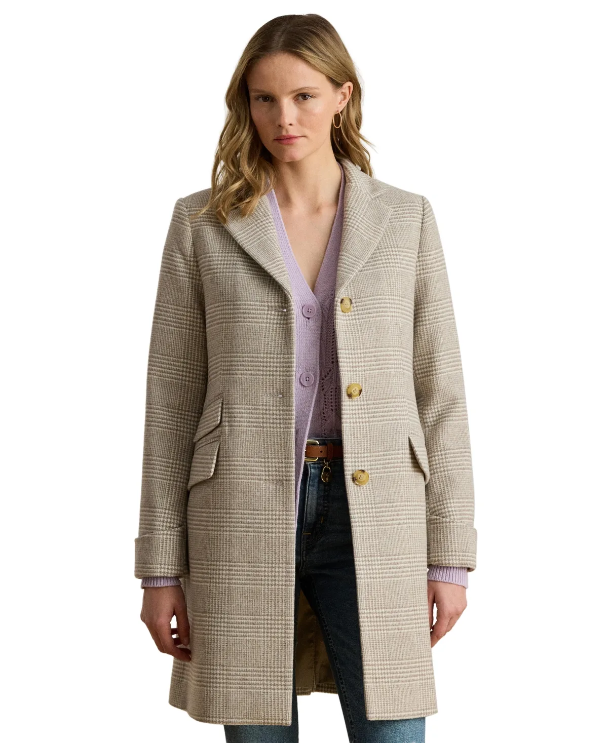 Single-Breasted Walker Coat by Lauren Ralph Lauren