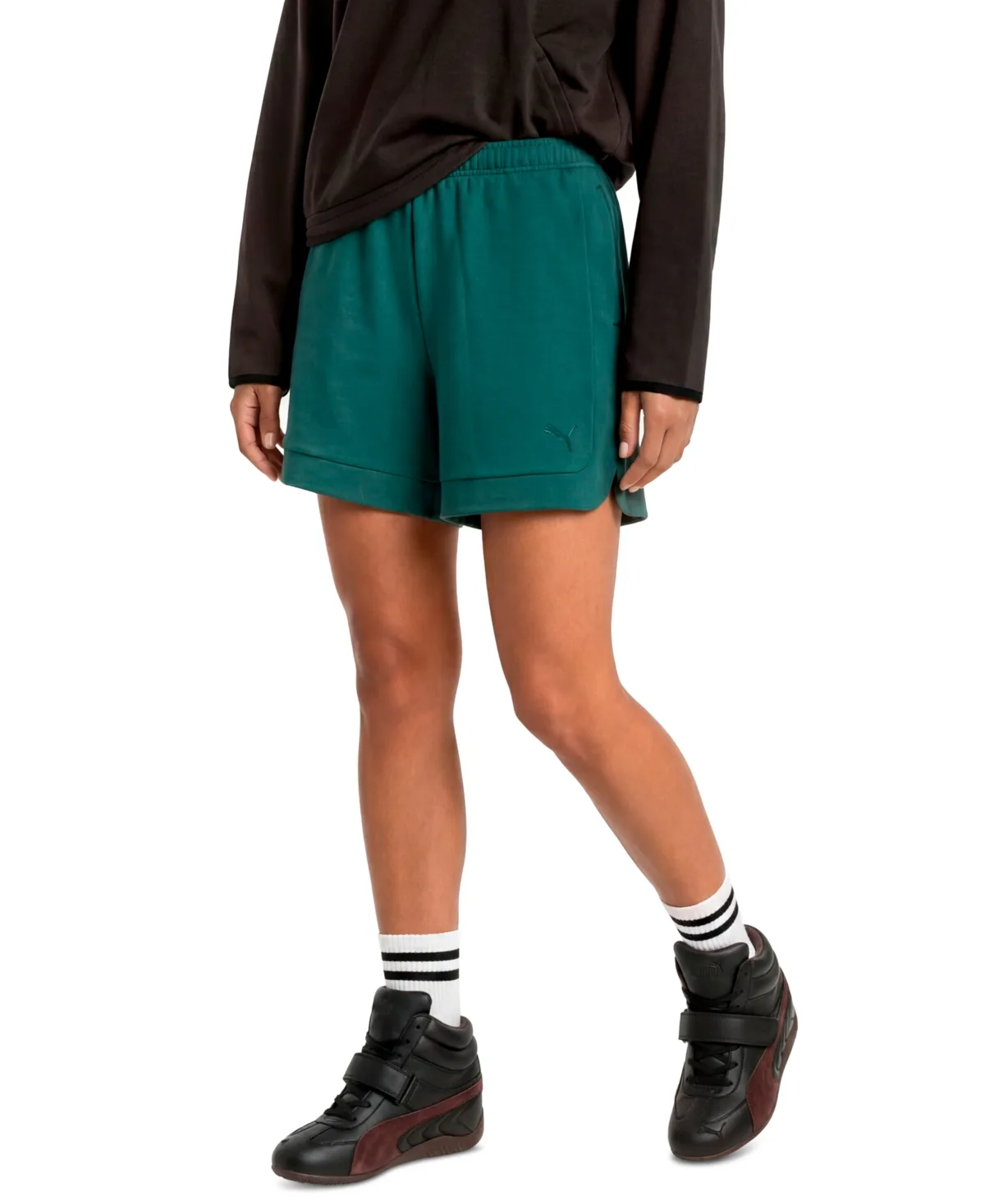 Loose Fit Mid-Rise Shorts by Puma