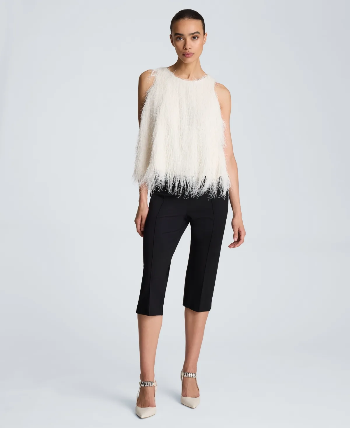 Sleeveless Crewneck Tank Top by Kenneth Cole