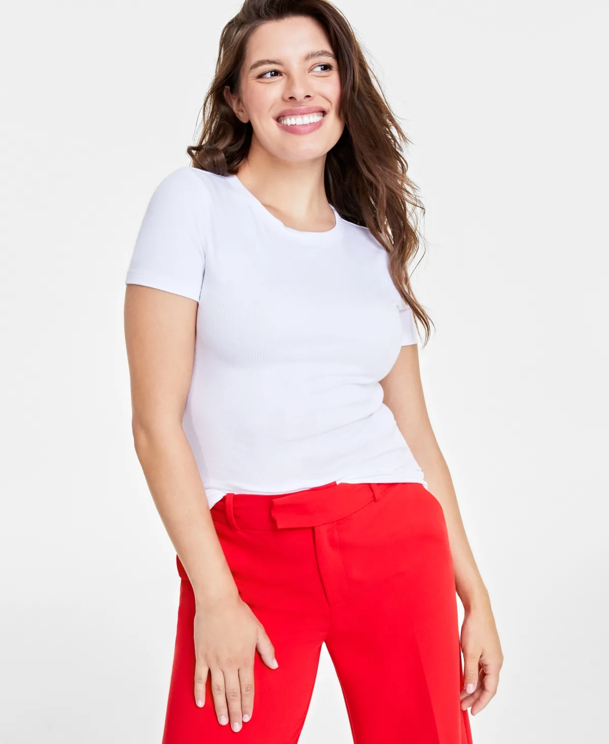 Ribbed T-Shirt by On 34th