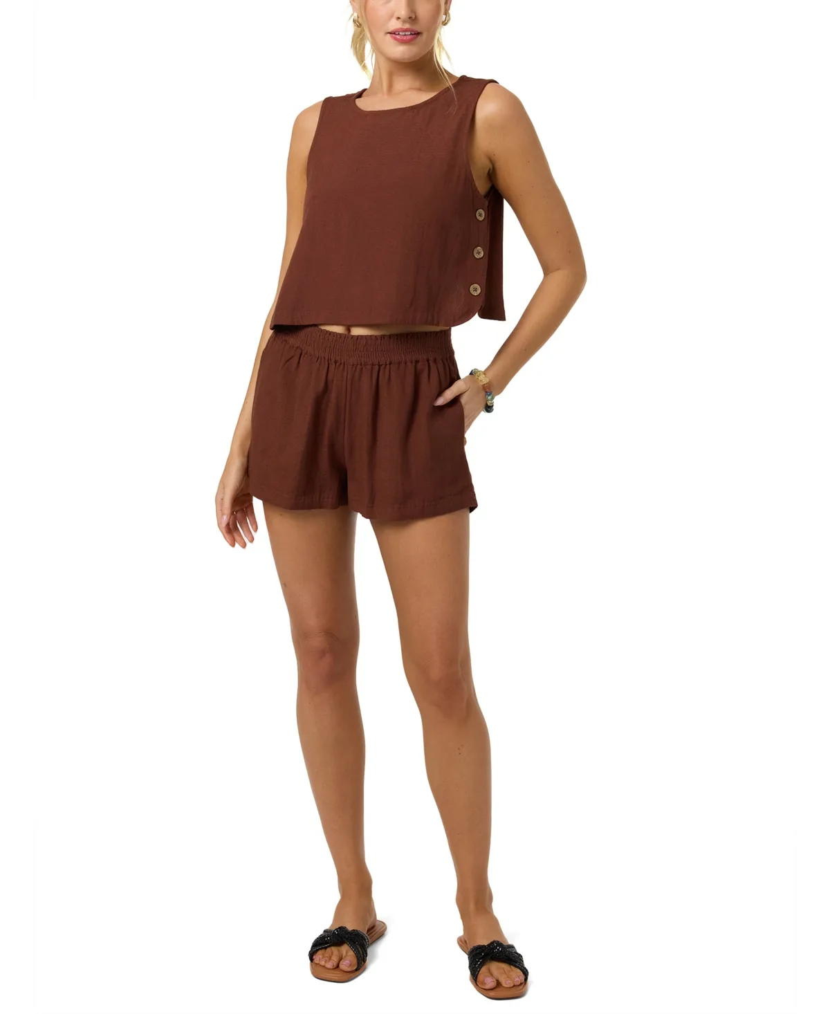 Smocked Waistband Pull-On Shorts by O'neill