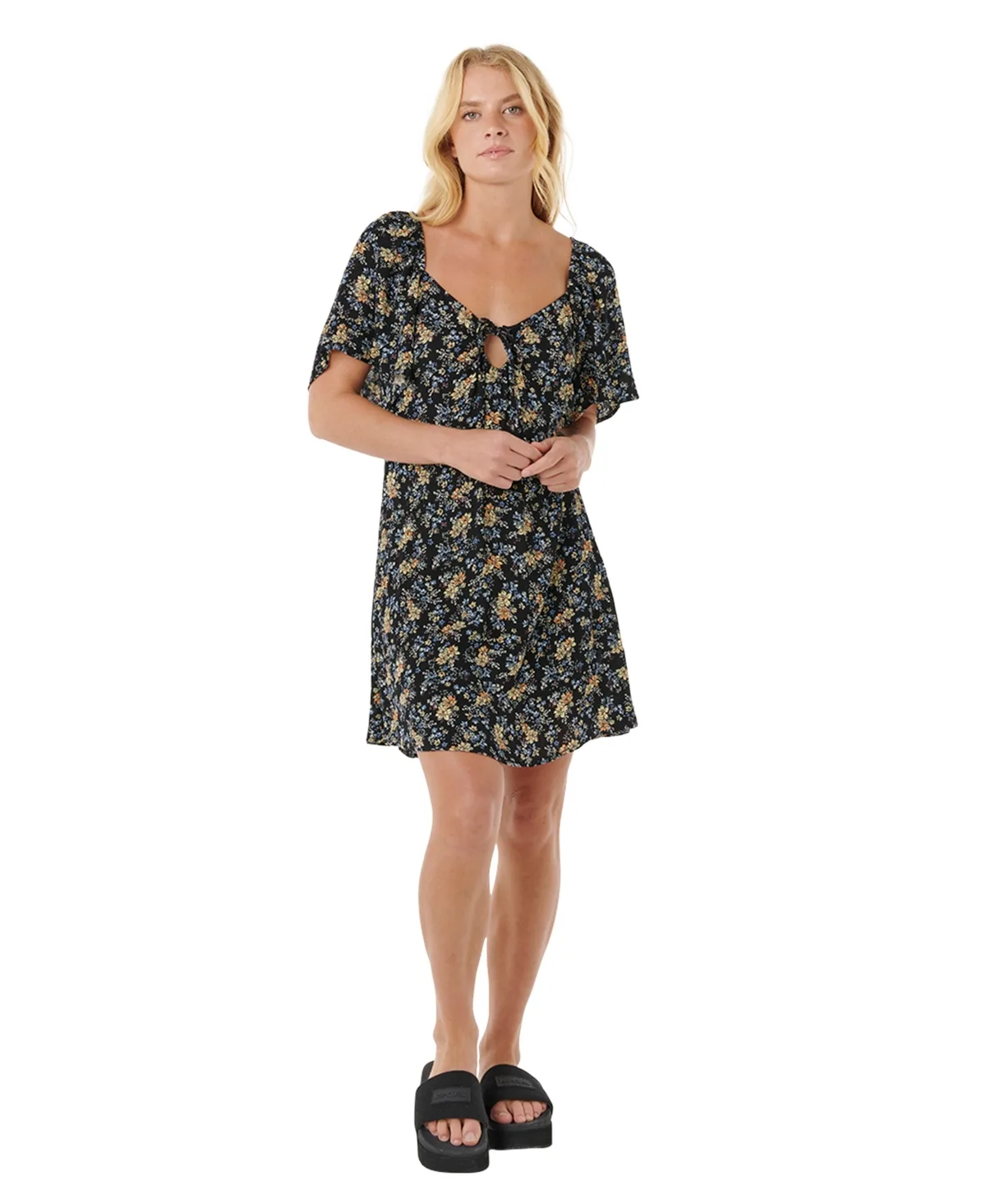 Pacific Rider Ditsy Printed Mini Dress by Rip Curl