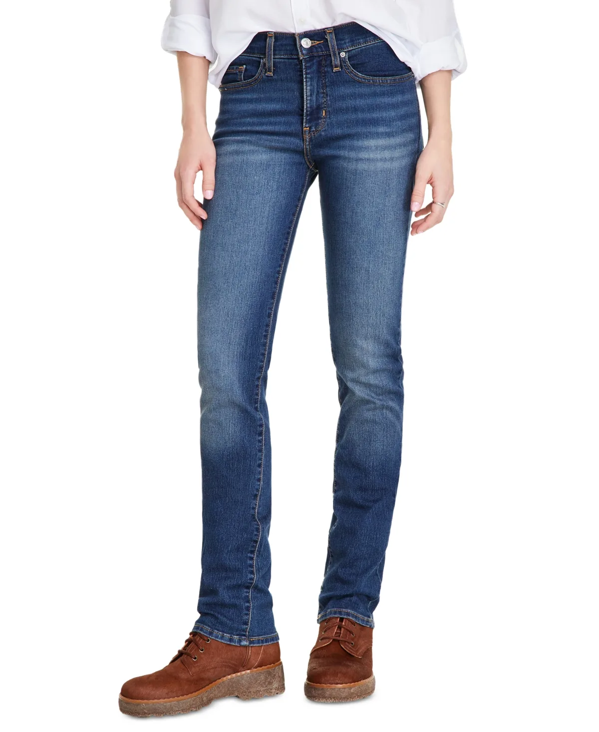 314 Shaping Straight Leg Jeans in Short Length