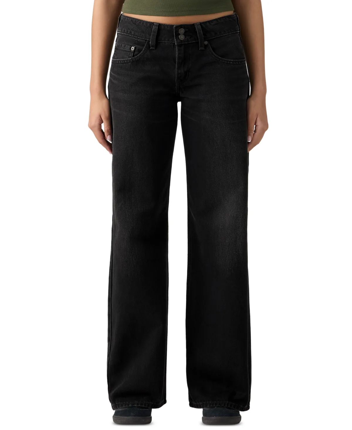 Super-Low Double-Button Relaxed-Fit Denim Jean by Levi's