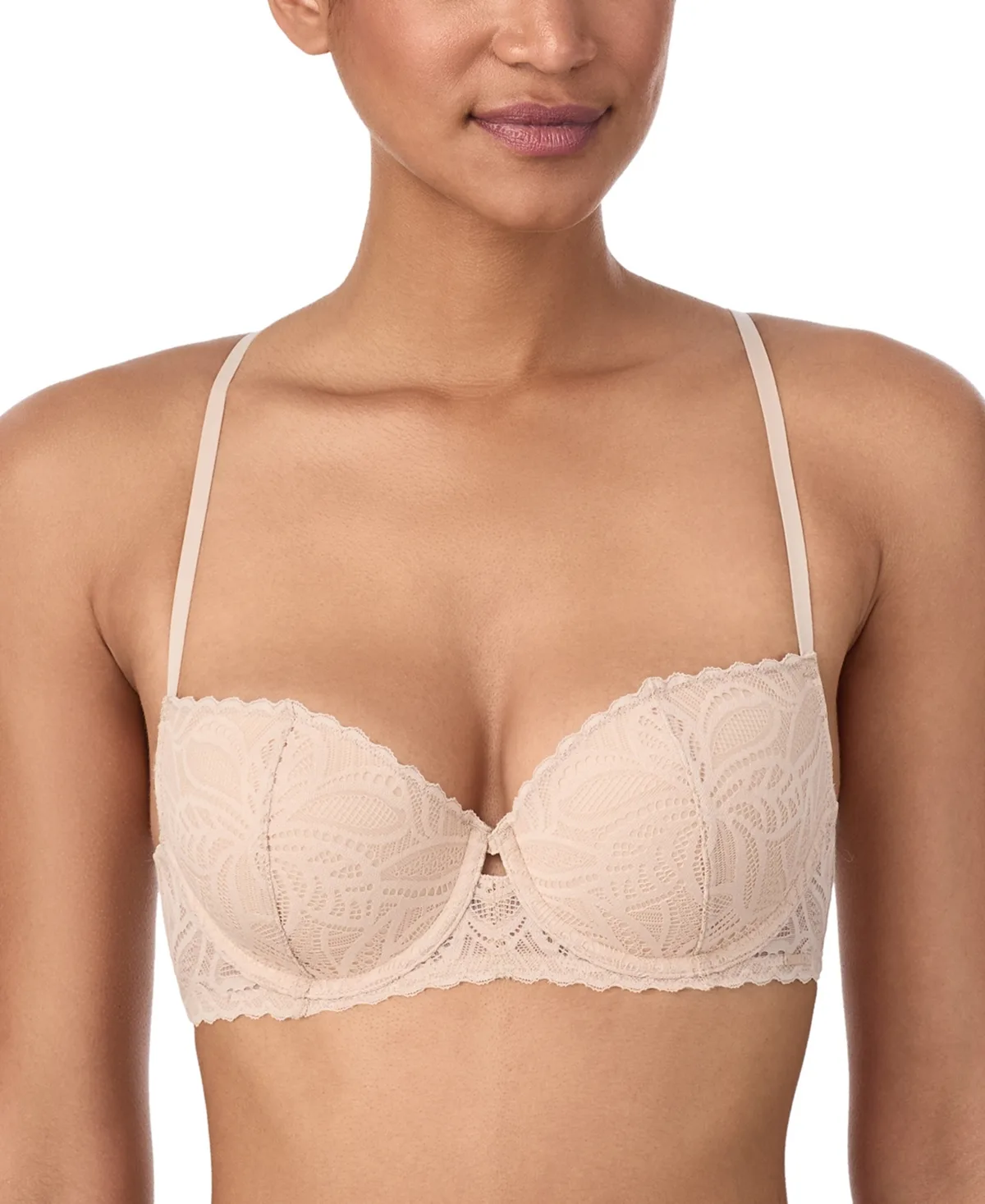 Lace Deco Balconette Bra - Cashmere by Dkny