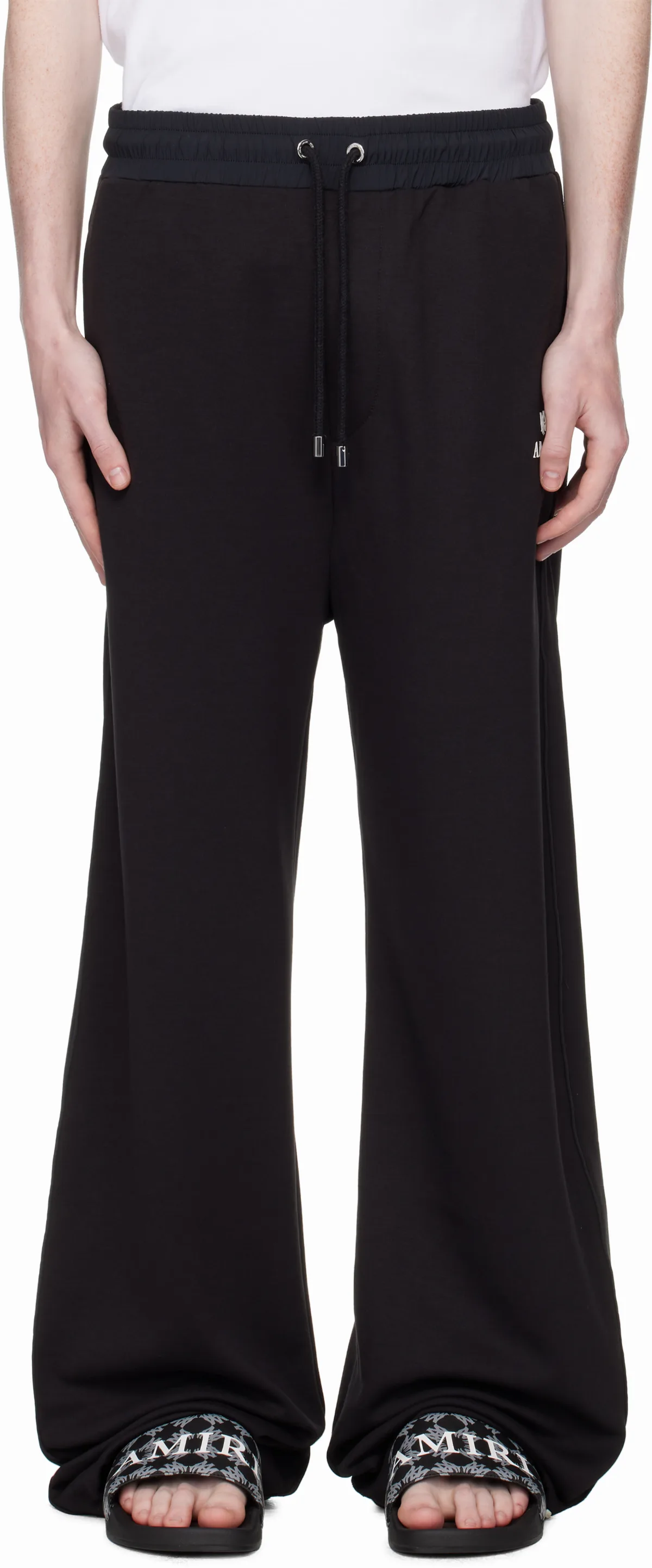 Black Lounge Track Sweatpants
