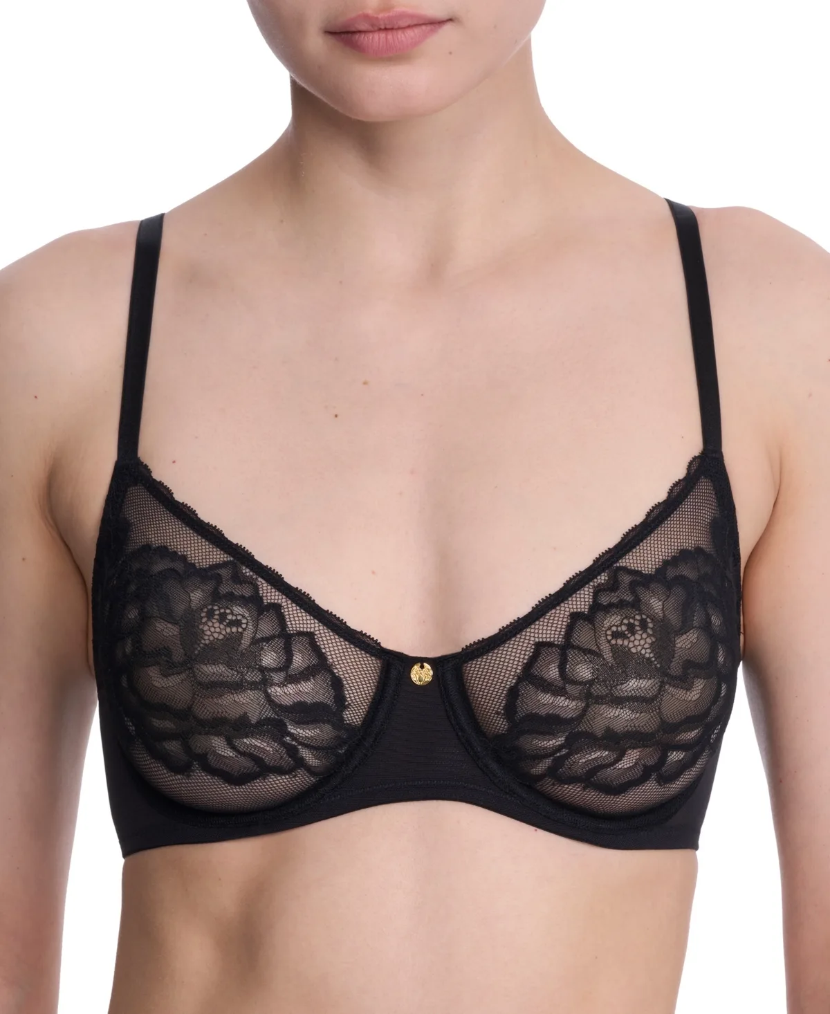 Flora Lace Unlined Underwire Balconette Bra by Natori