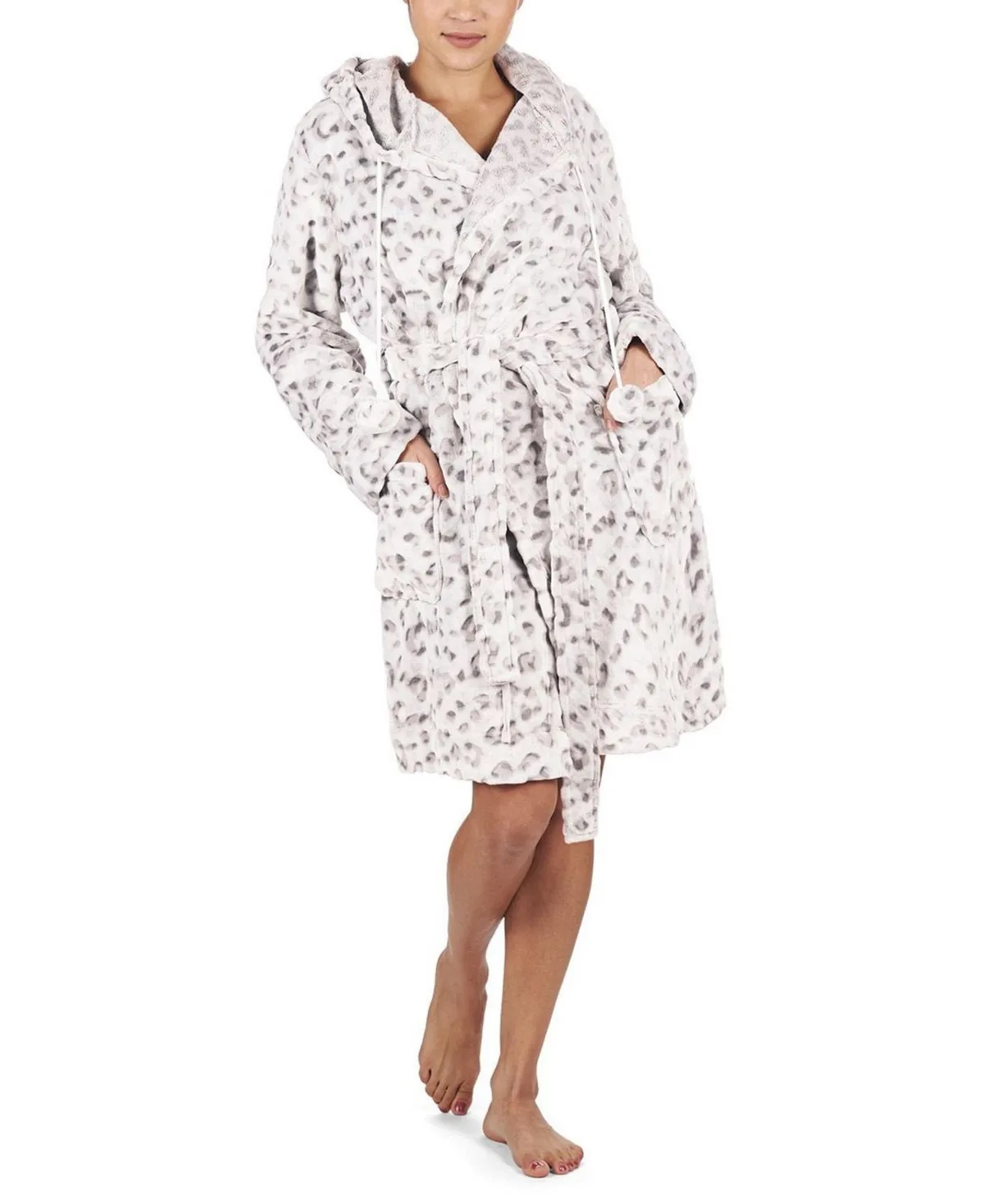 Leopard Plush Robe by Memoi