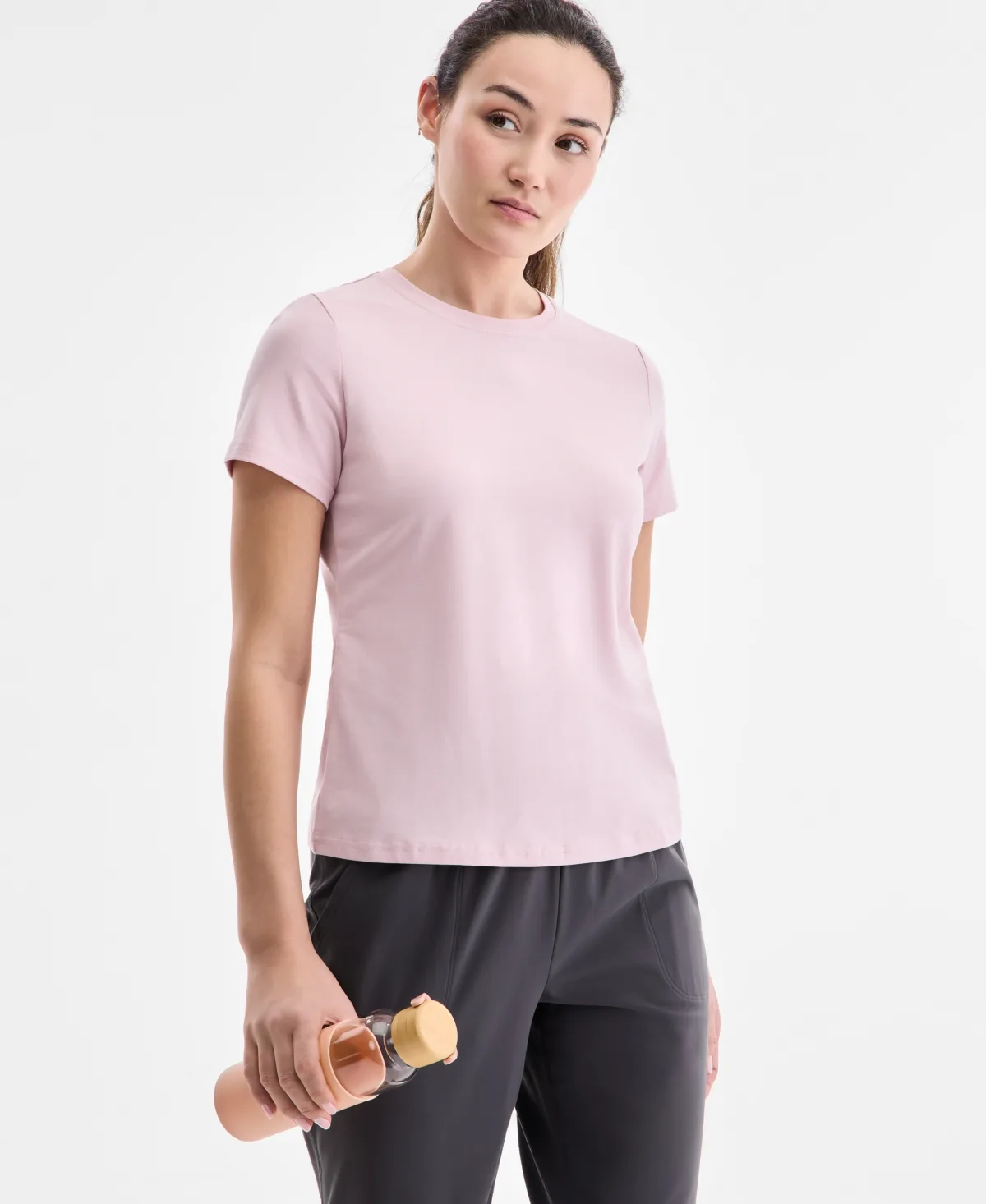 Essential Cotton Short-Sleeve T-Shirt by Id Ideology