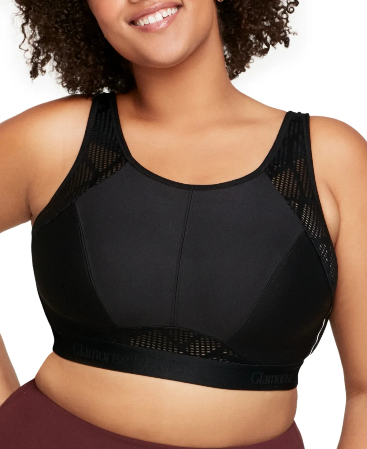 No-Sweat Mesh Sports Wirefree Bra by Glamorise