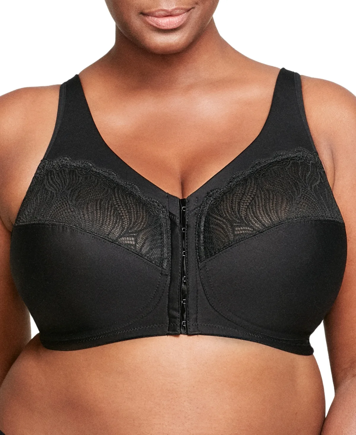 Full Figure Magiclift Natural Shape Front Closure Wirefree Bra