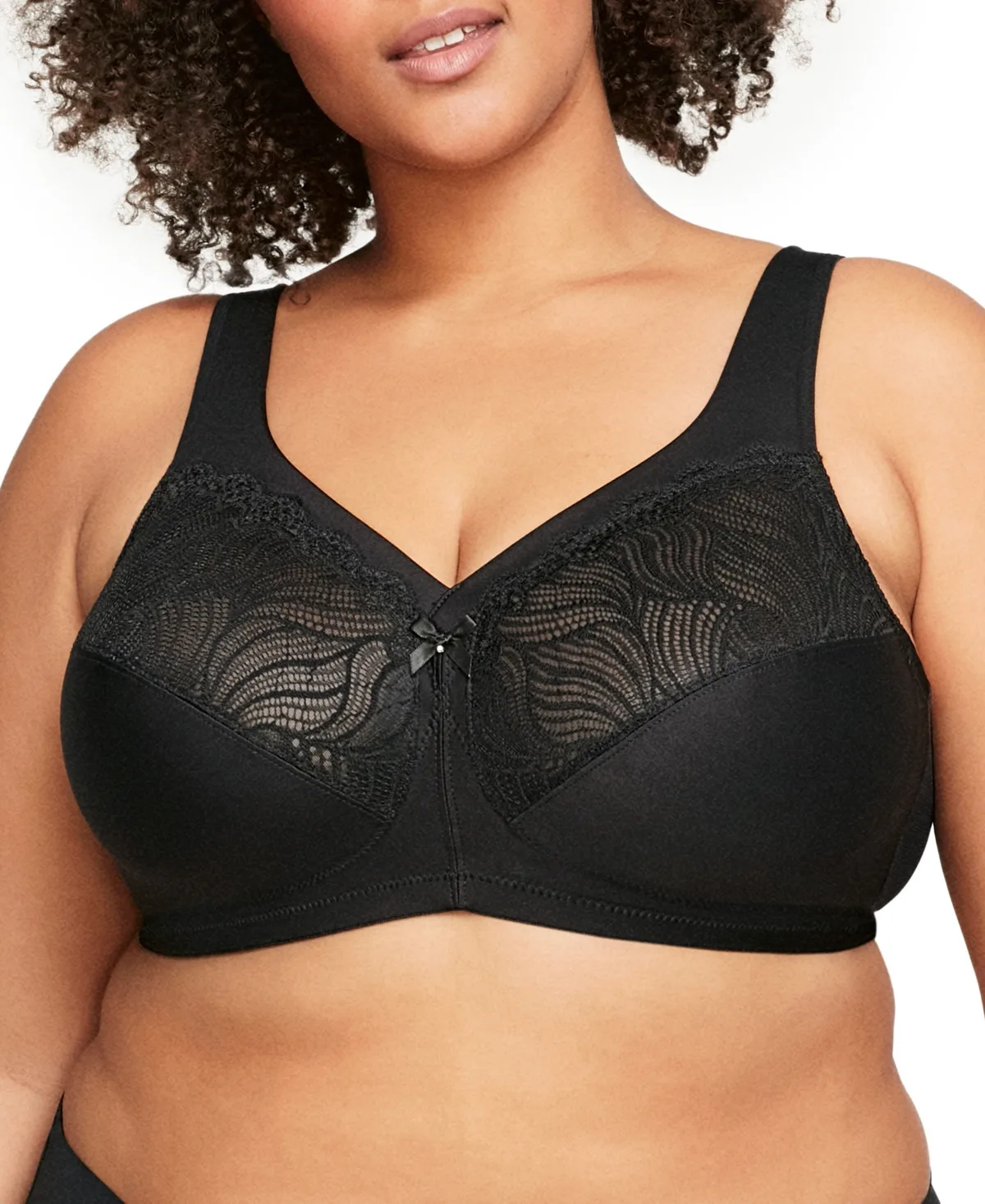 Full Figure Magiclift Natural Shape Support Wireless Bra by Glamorise