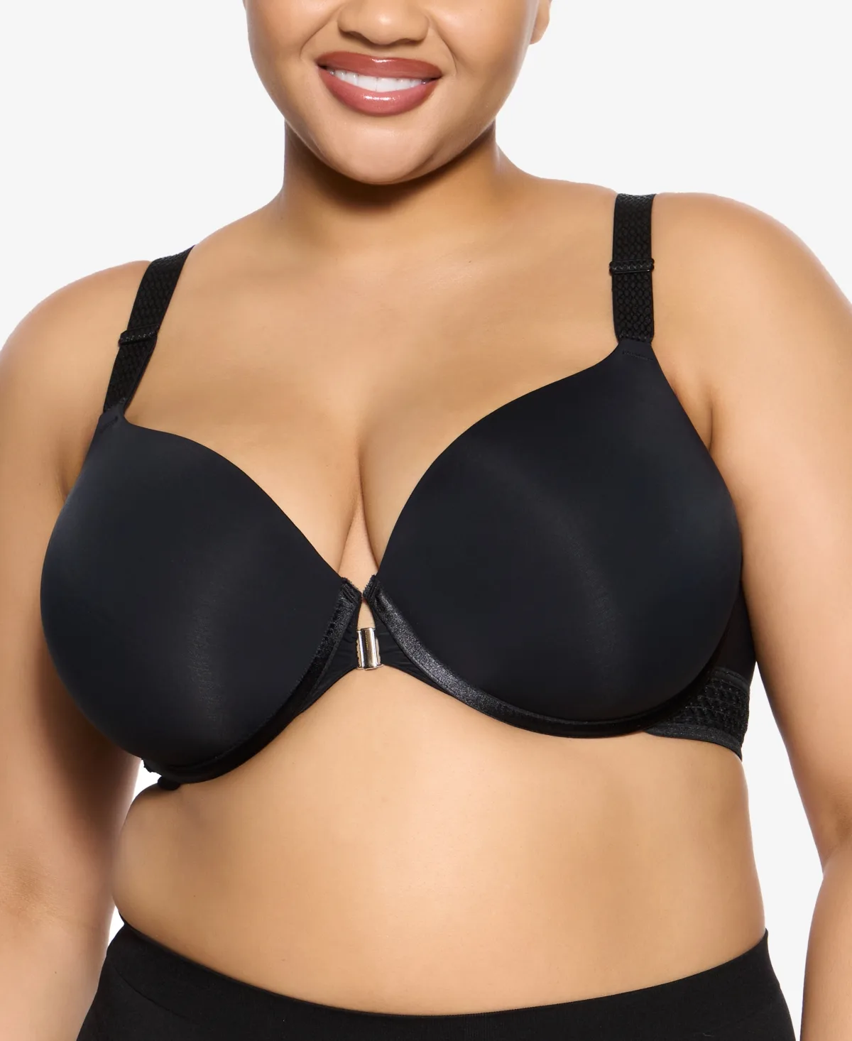 Body Soft Smoothing Front Close T-Shirt Bra by Paramour