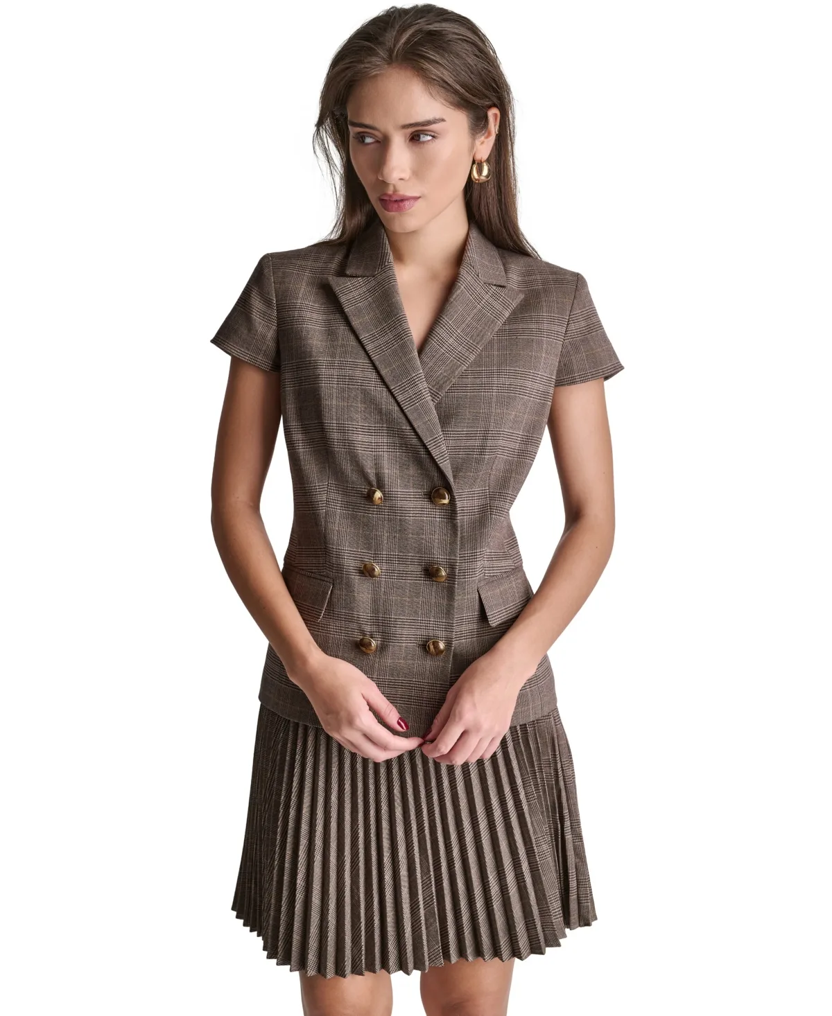Suits Peak Lapel Collar Jacket by Bcbg