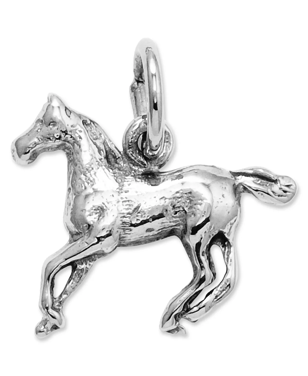 14k White Gold Horse Charm by Macy's