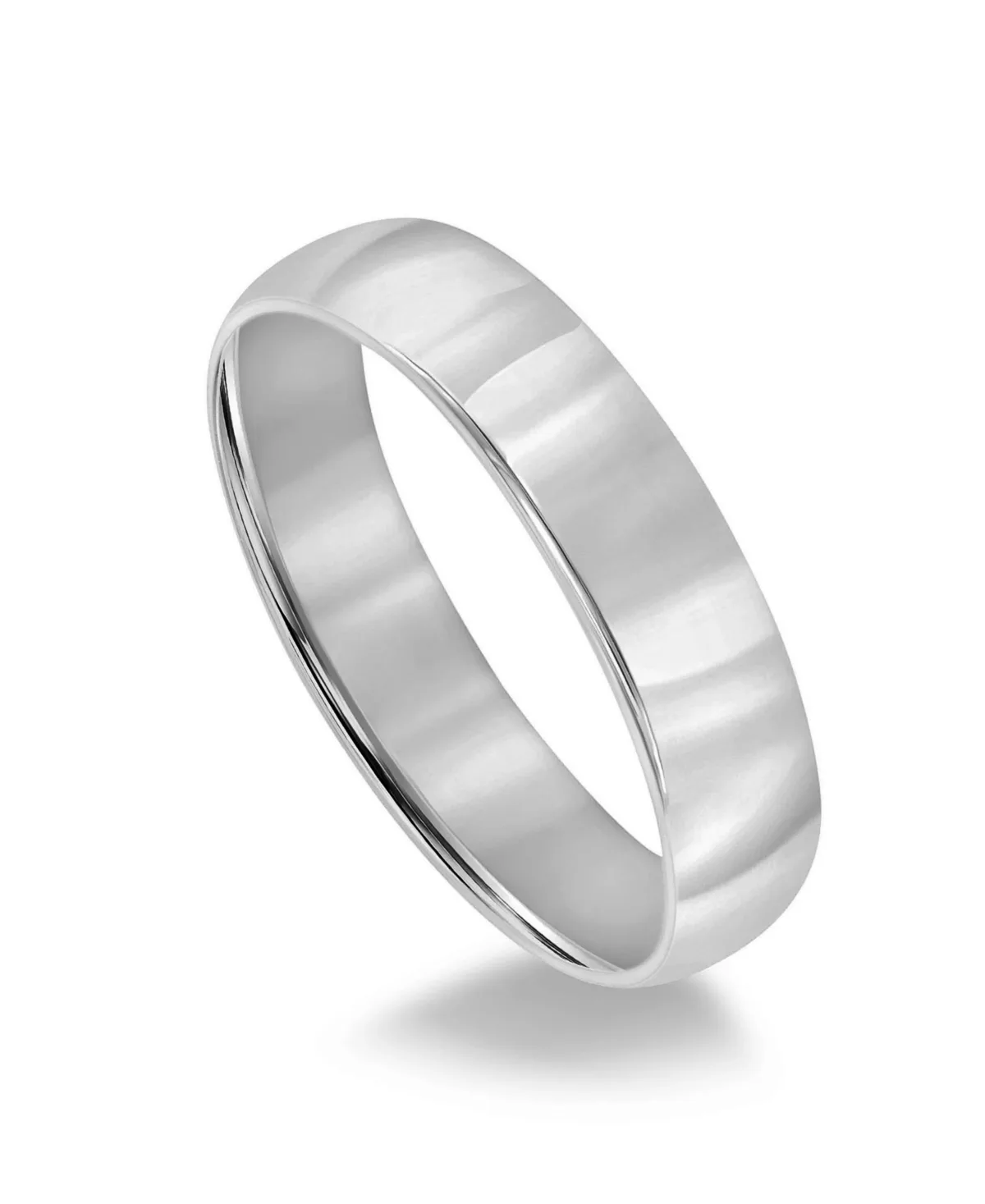 Low Dome Wedding Band Ring in 10k Yellow Gold