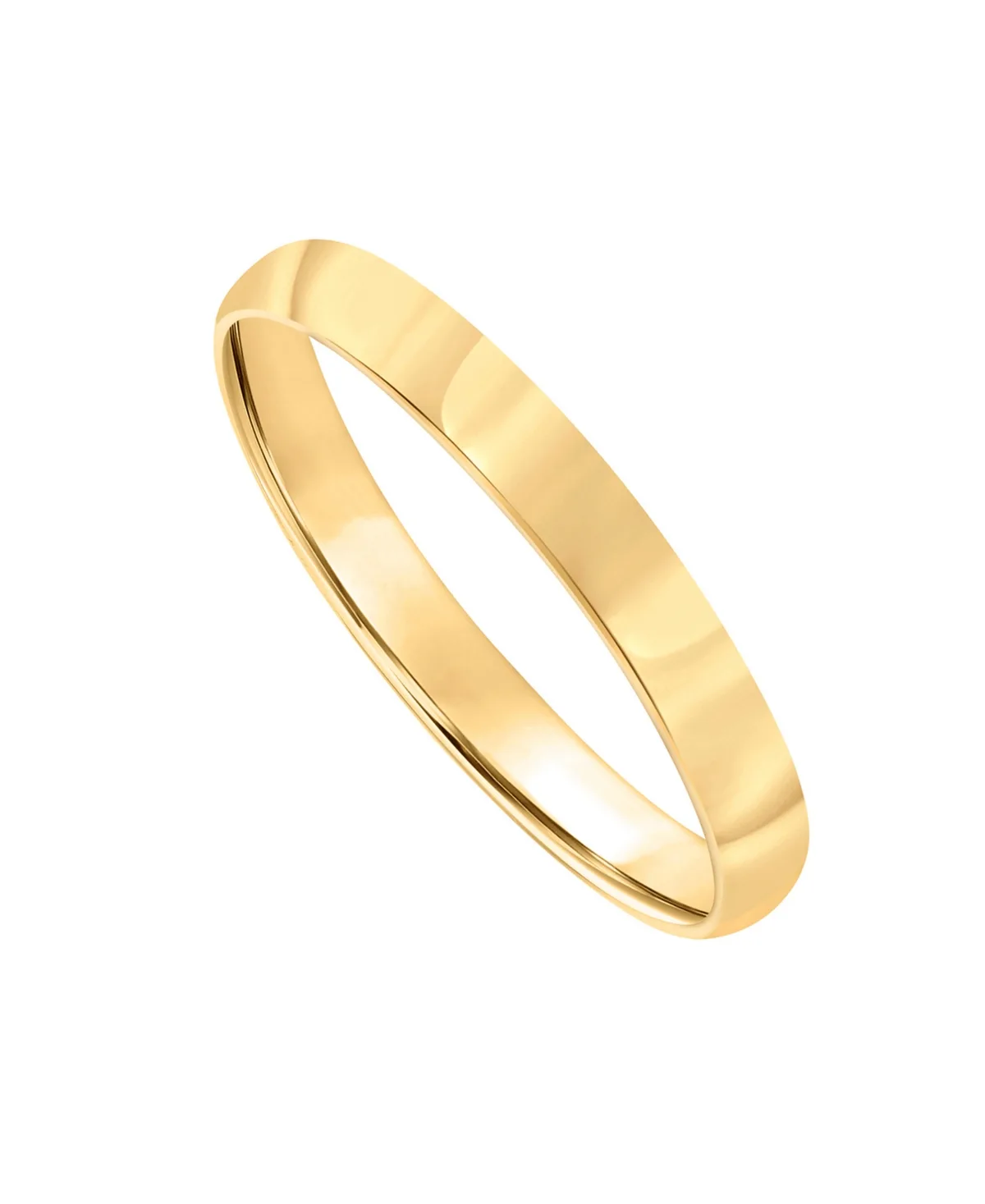 Low Dome Wedding Band Ring in 10k Yellow Gold by Macy's