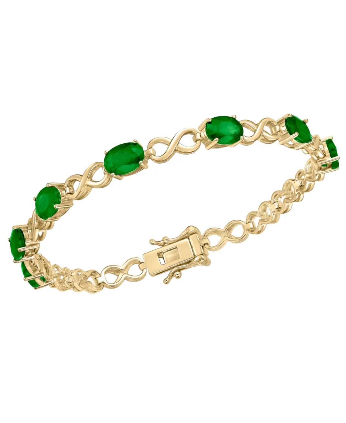 Ruby (7 ct. t.w.) Bracelet in Sterling Silver by Macy's