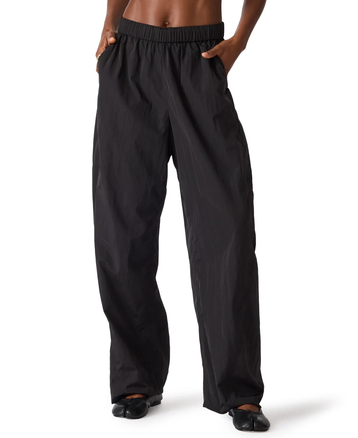 Khoda Mid-Rise Barrel Track Pants by Steve Madden
