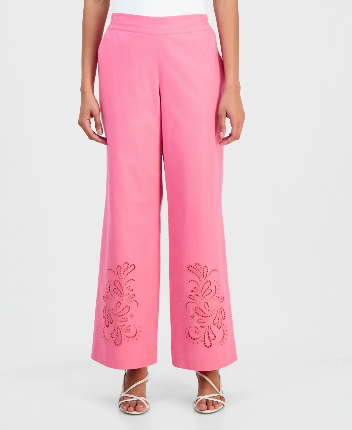 Pull-On Embroidered Pants by T Tahari