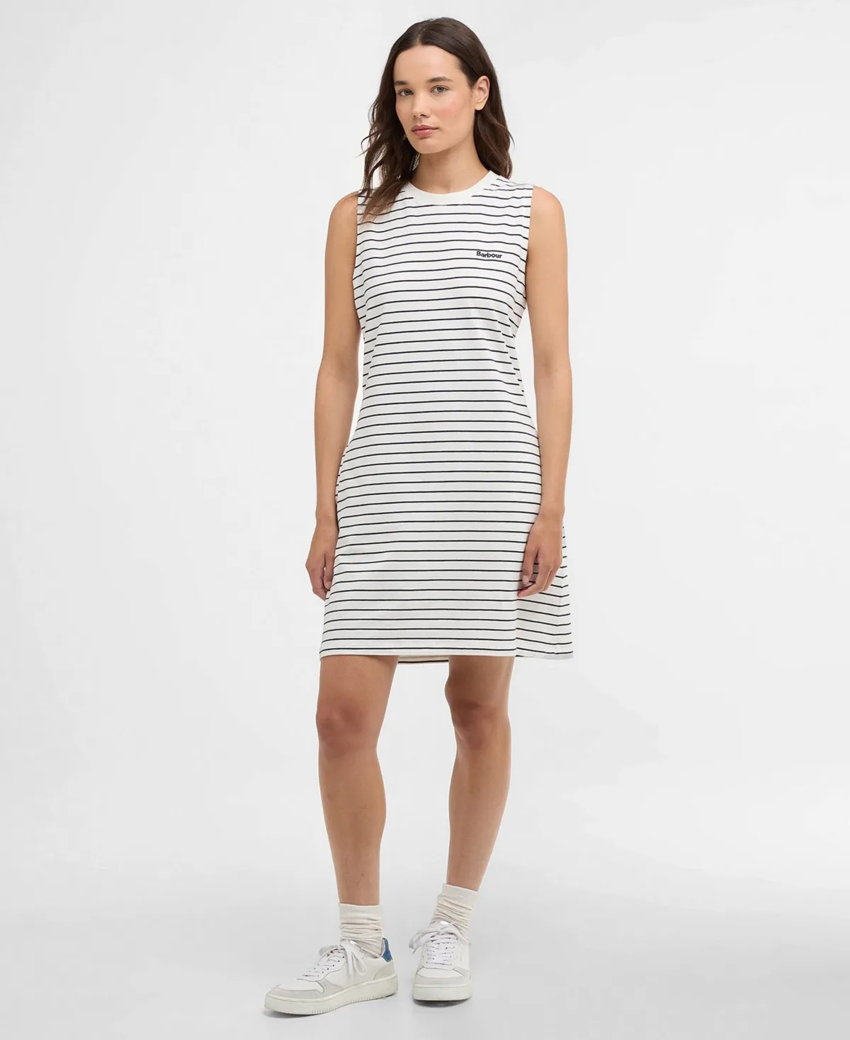Hartland Striped Sleeveless Mini Dress by Barbour