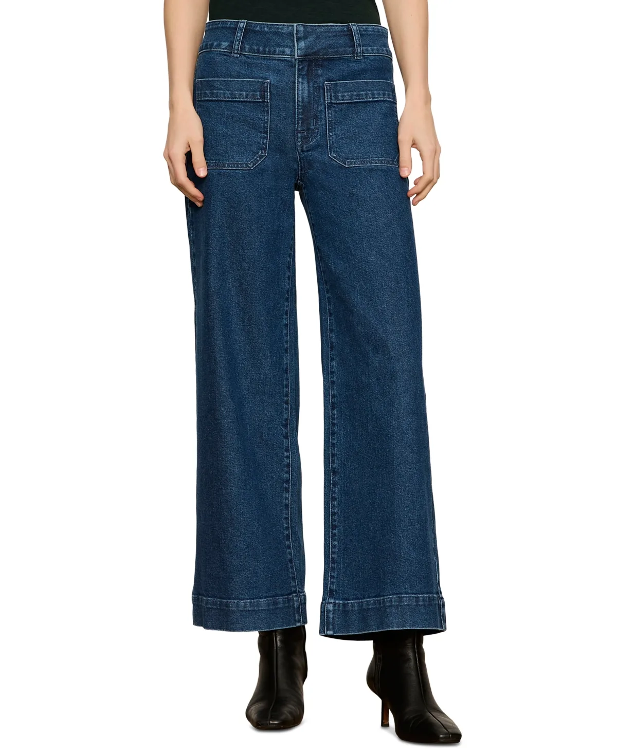 Mid-Rise Wide-Leg Jeans by Sanctuary