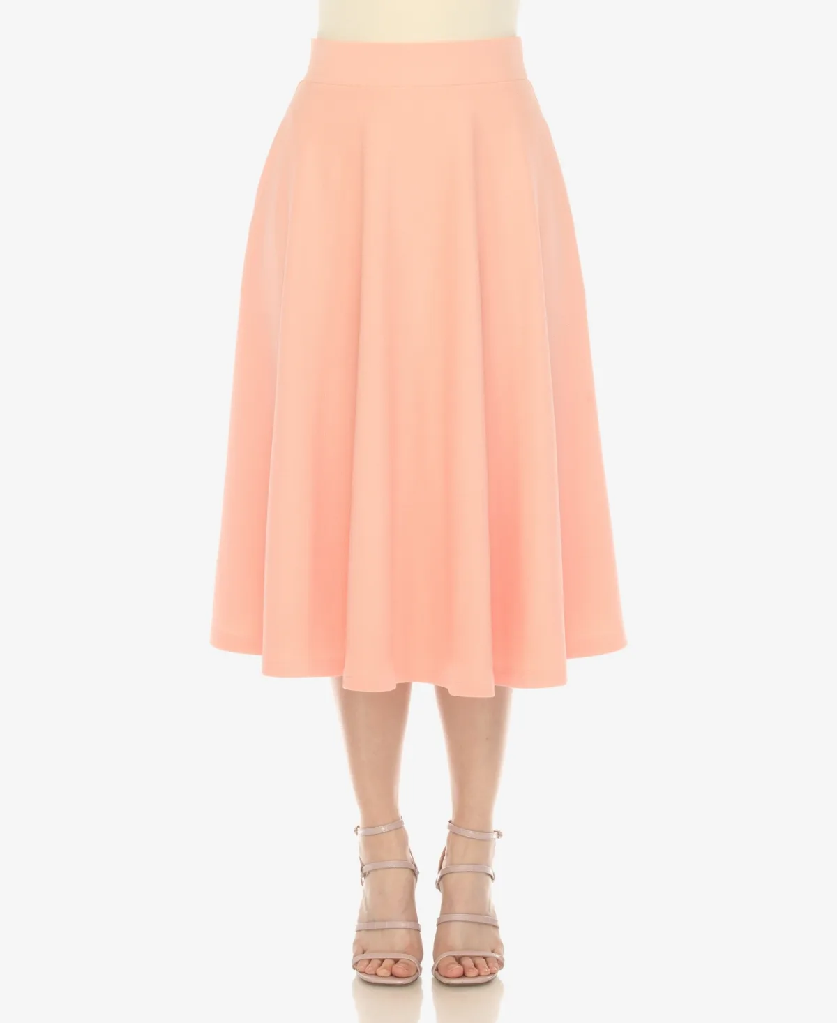 Flared Skirt with Pockets by White Mark