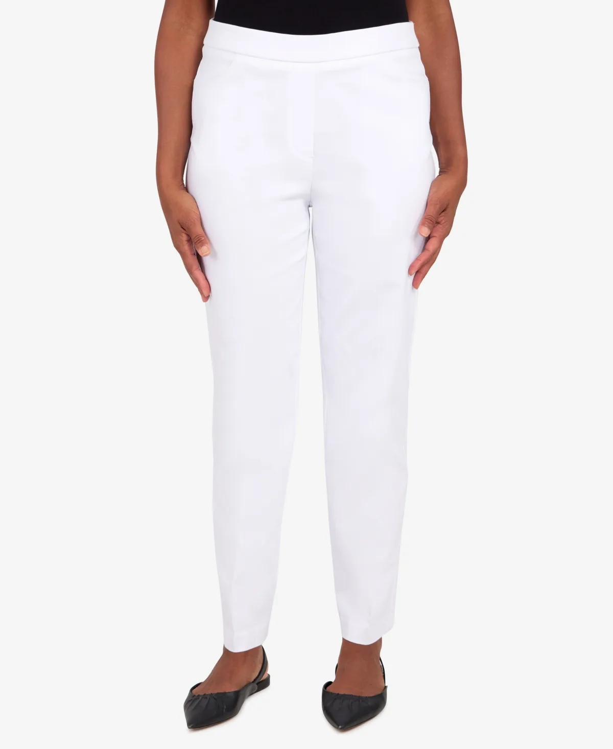 Super Stretch Mid-Rise Average Length Denim Pant by Alfred Dunner