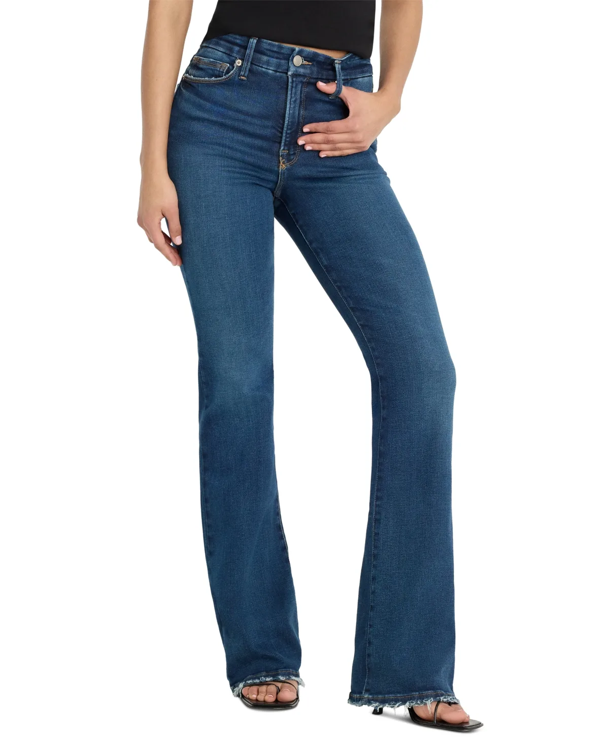 Soft Tech Good Classic Bootcut Jeans by Good American