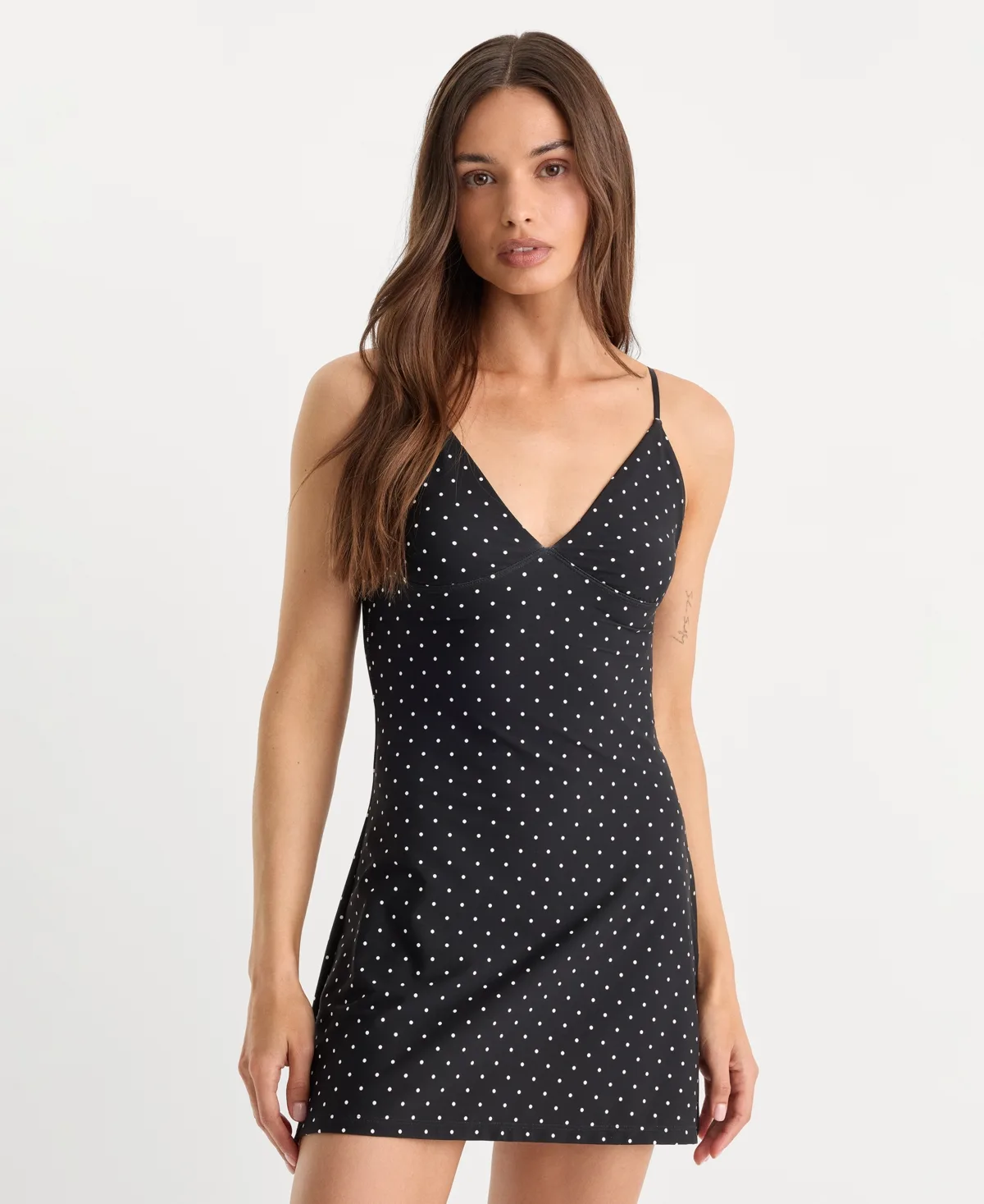 Nylon-Blend Cami Mini Dress by Good American