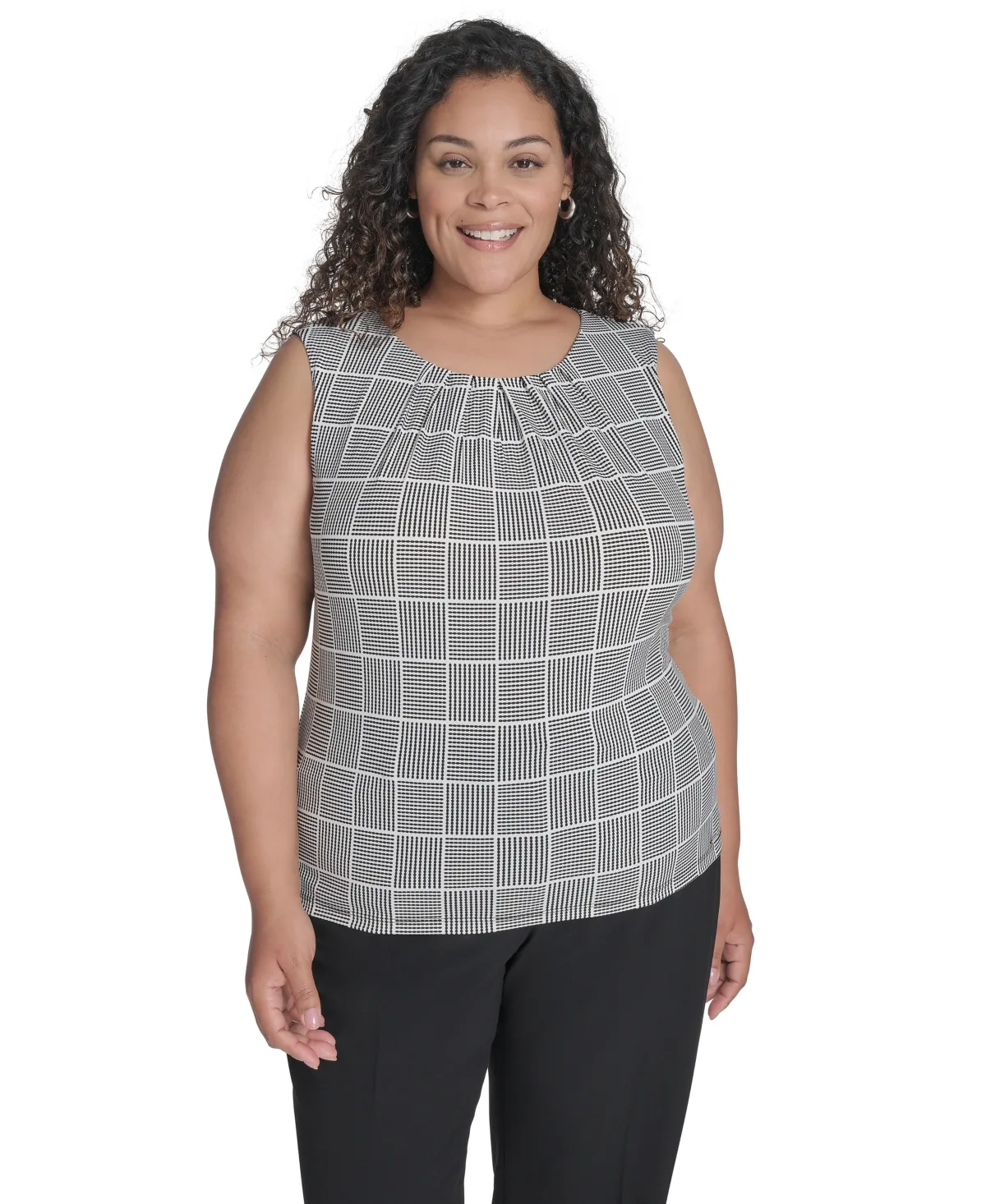 Pleated Top by Calvin Klein
