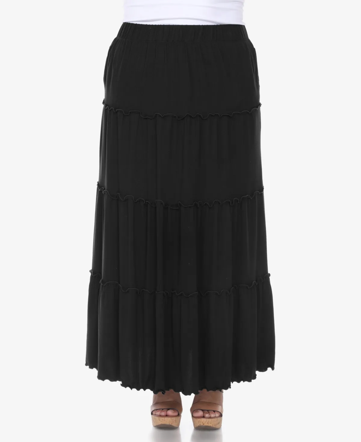 Tiered Maxi Skirt