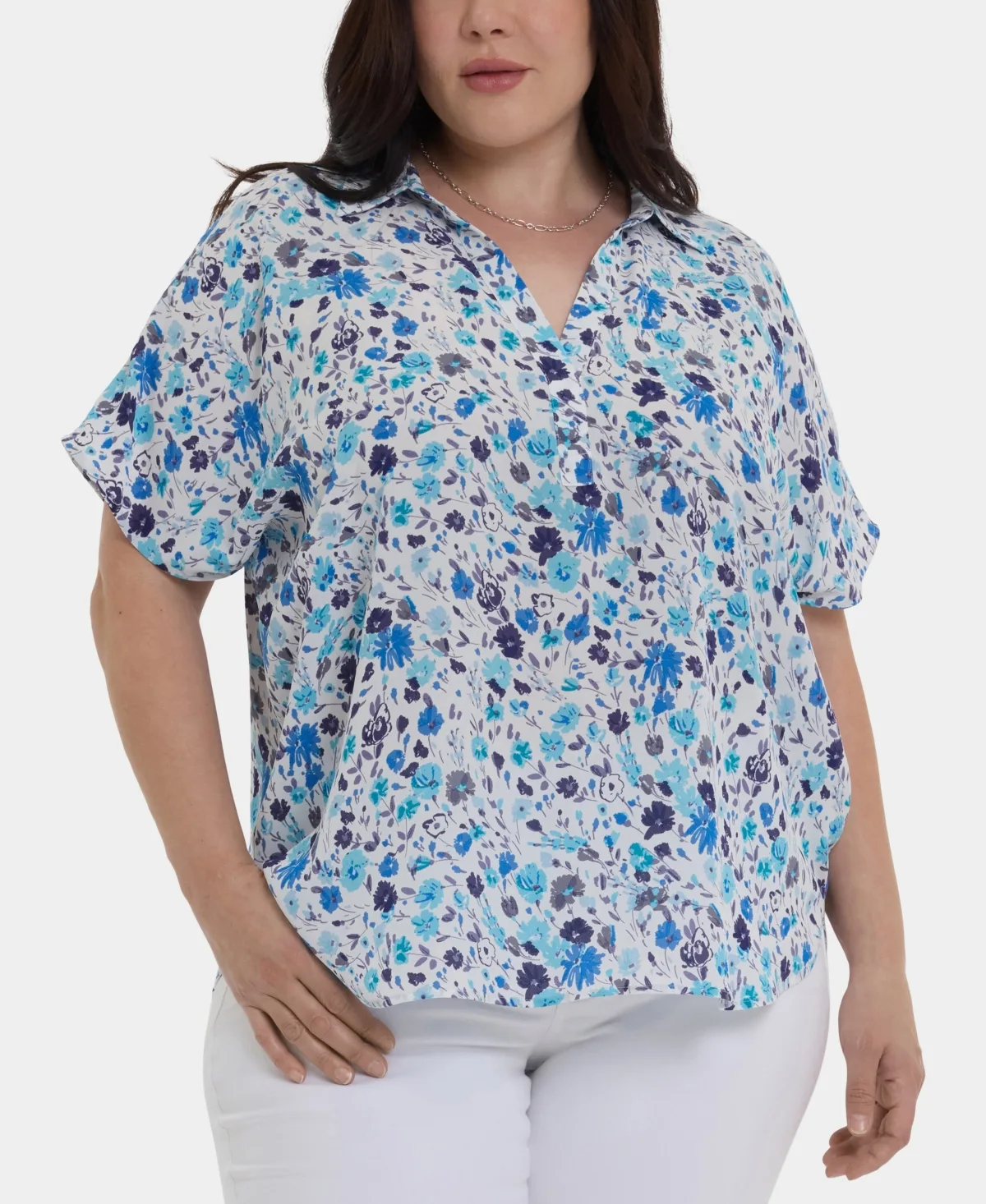 Becky Short-Sleeve Top by Nydj