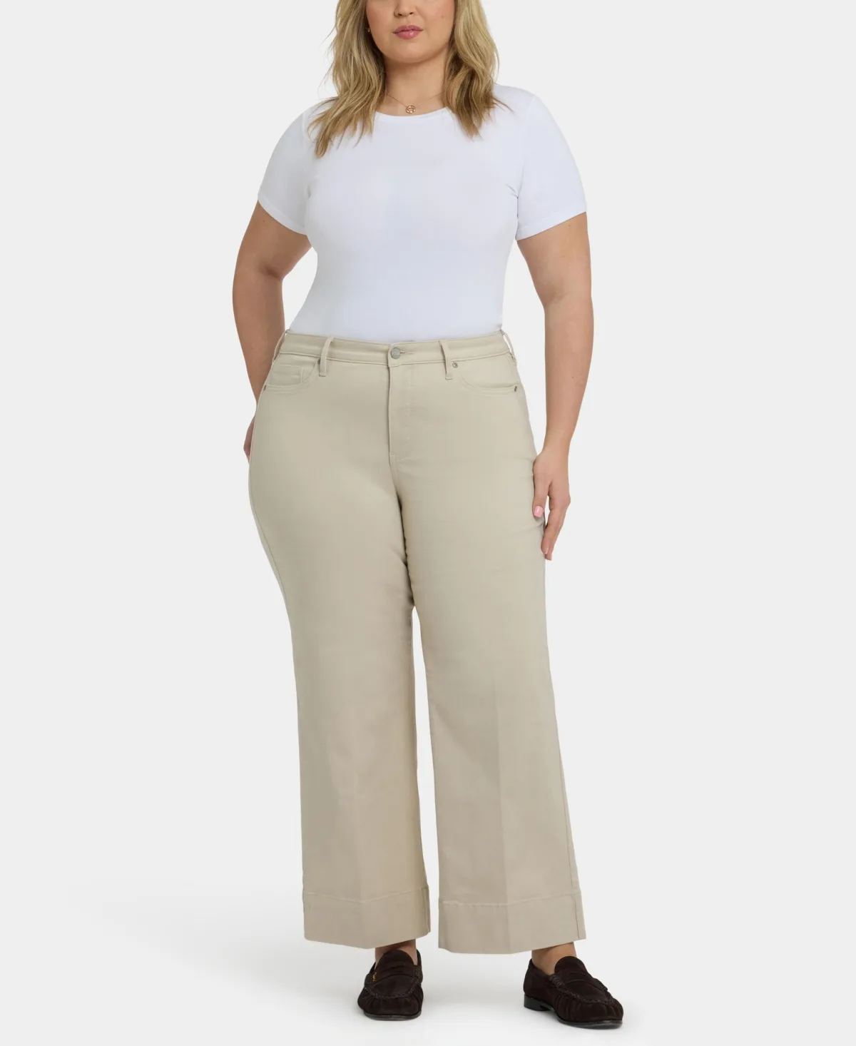 Teresa Wide Leg Ankle Hem Jeans by Nydj