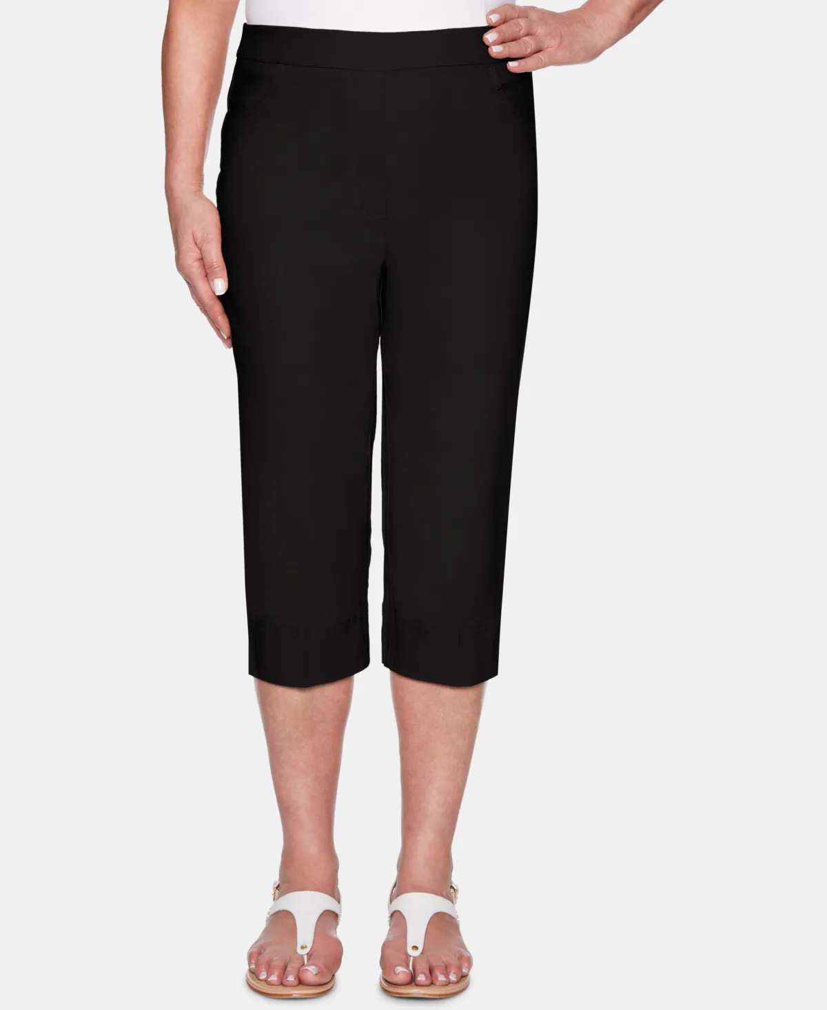 Classic Allure Super Stretch Pull-On Clam Digger by Alfred Dunner