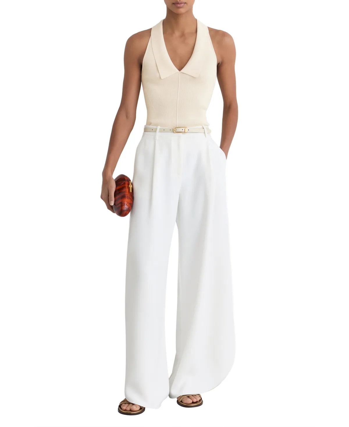 Vera Knitted Vest by Reiss