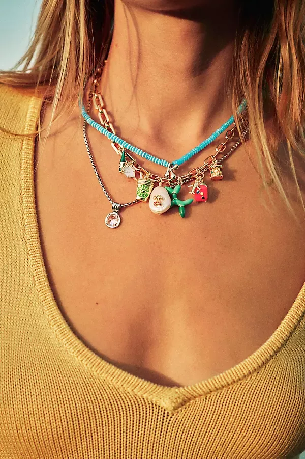 Jet Setter Charm Necklace by Boxbar