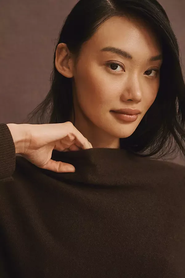 Alani 100% Cashmere Mock-Neck Sweater