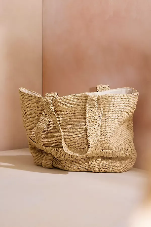 Raffia Traveler Bag by Terrain