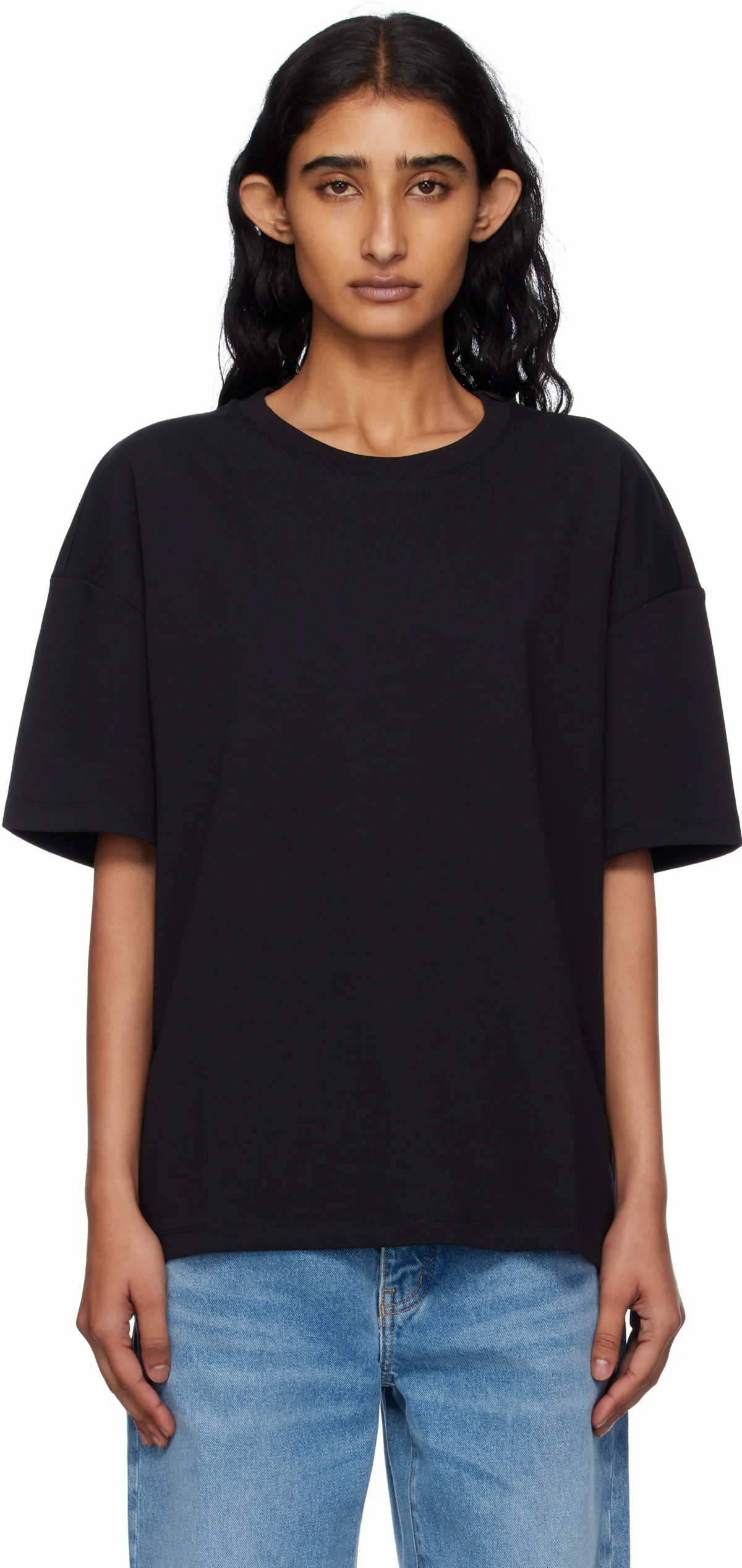 Black Organic Cotton Relaxed T-shirt