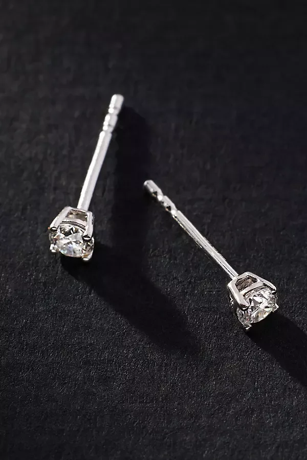 Classic Diamond Post Earrings by Fine Diamonds by Anthropologie