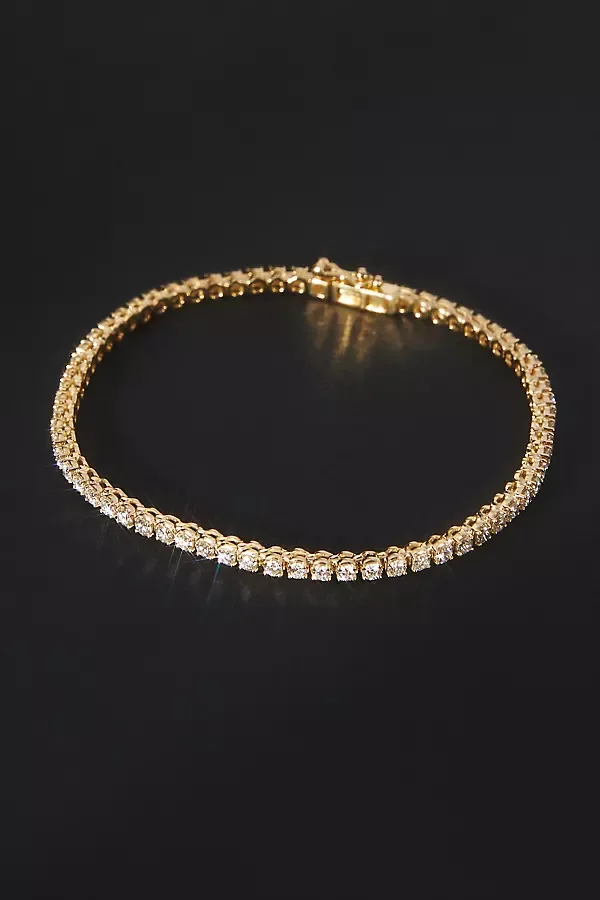 Bezel Disc Diamond Bracelet by Fine Diamonds by Anthropologie