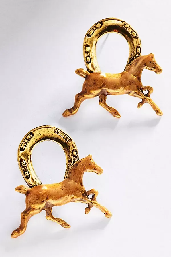Keeneland Post Earrings by The Pink Reef