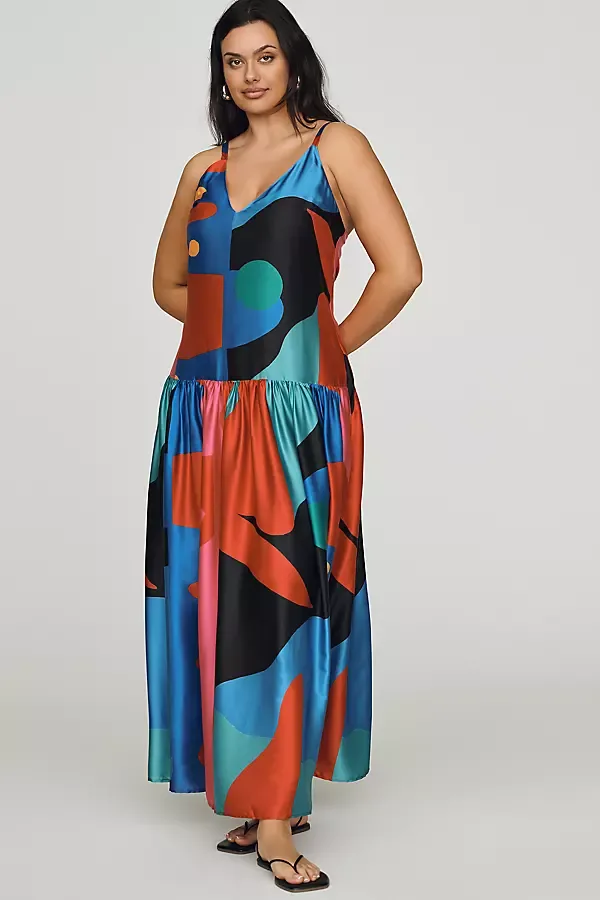 Paca 100% Cotton Maxi Dress by De Loreta