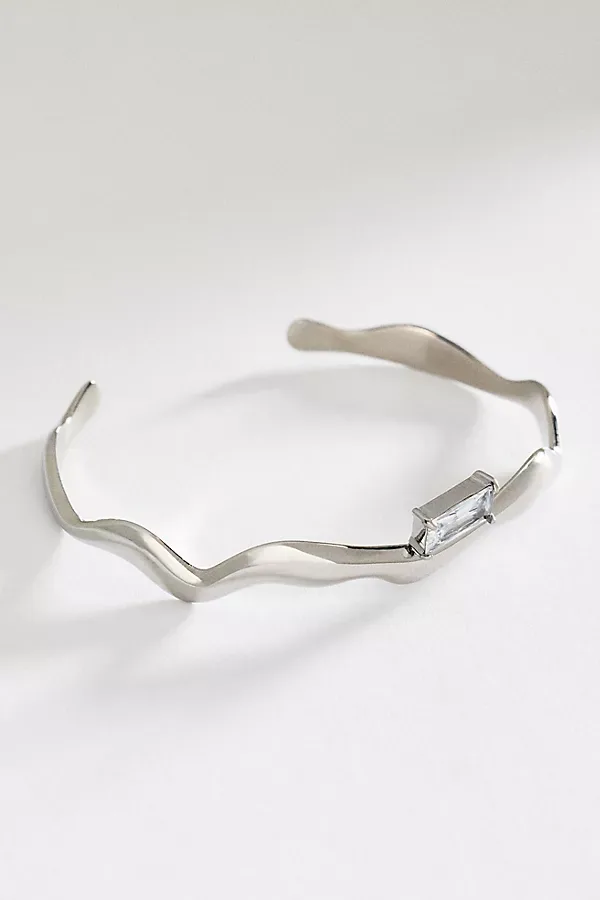 Water Resistant Wavy Cuff Bracelet by By Anthropologie